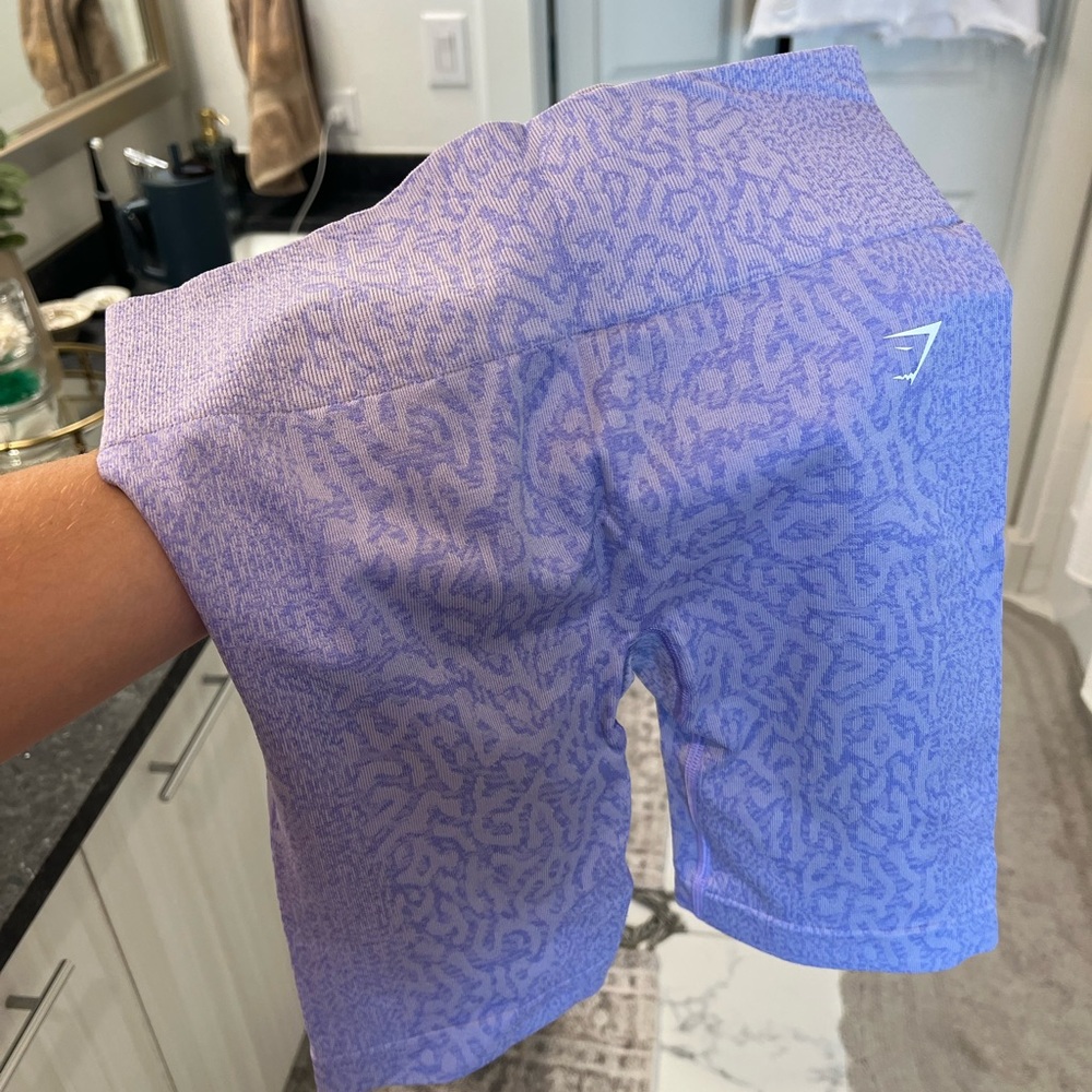 Gymshark animal print shorts